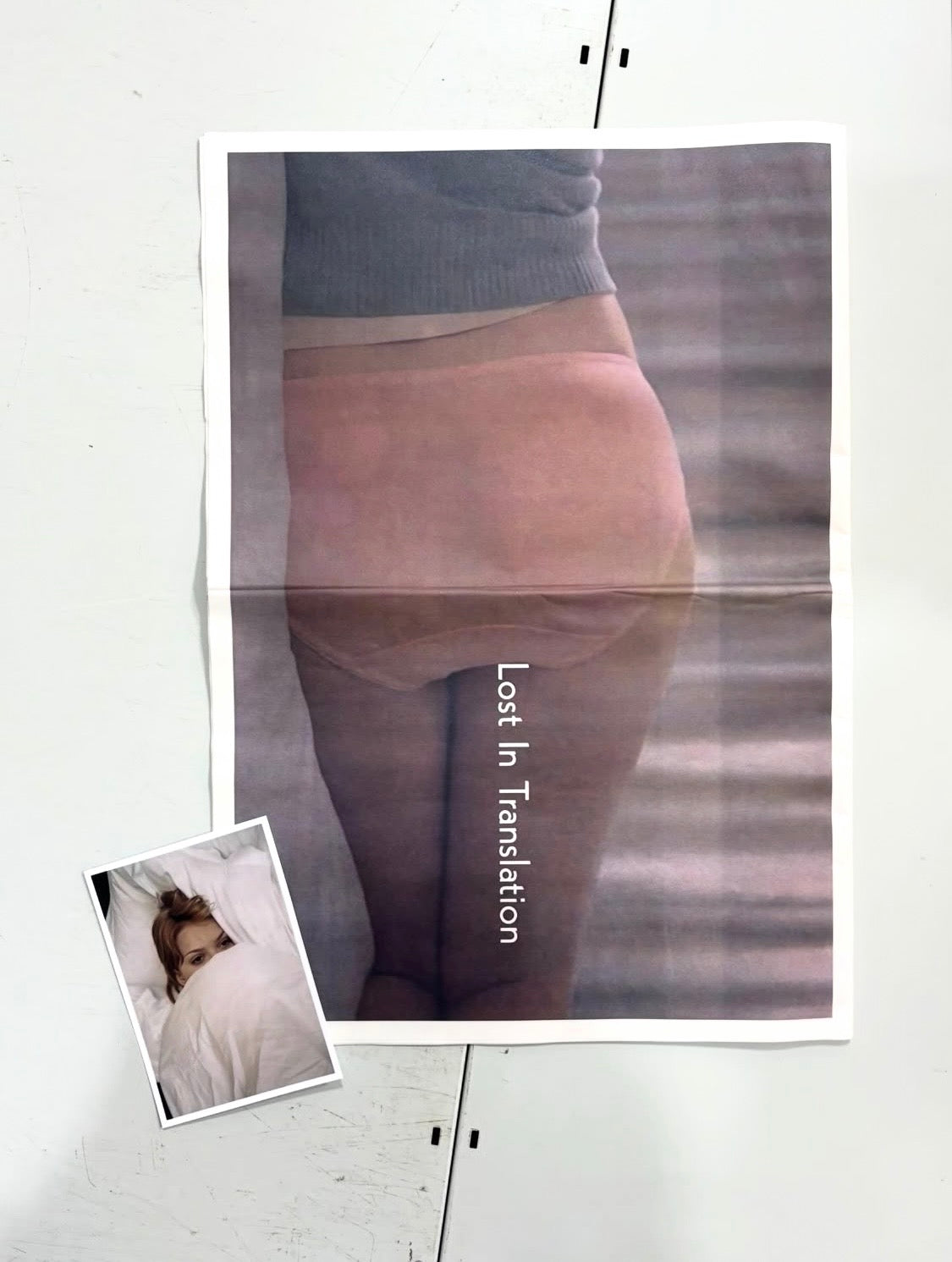 Lost in Translation Photo Newspaper