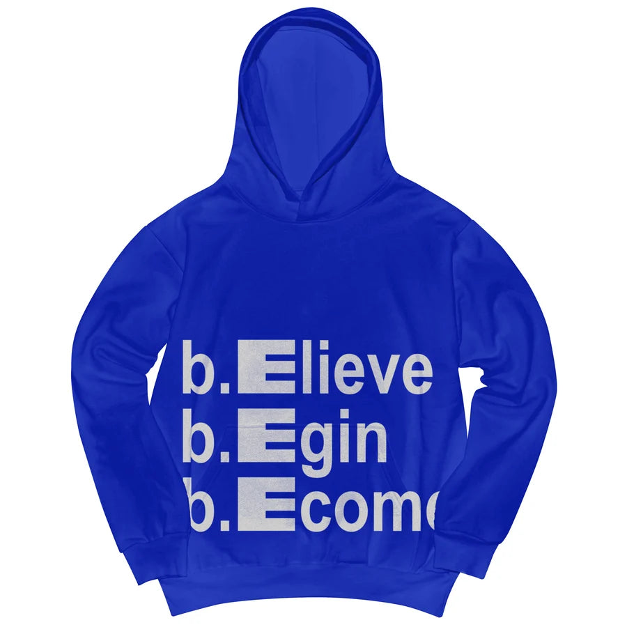 b.Eautiful Motivate Hoodie (Cobalt Blue)