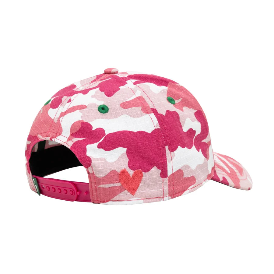 b.E Hat (Pink Hat Camo / Hot
Pink)