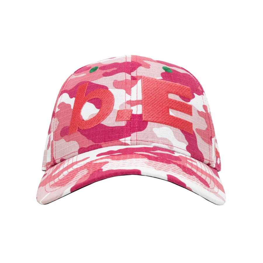 b.E Hat (Pink Hat Camo / Hot
Pink)